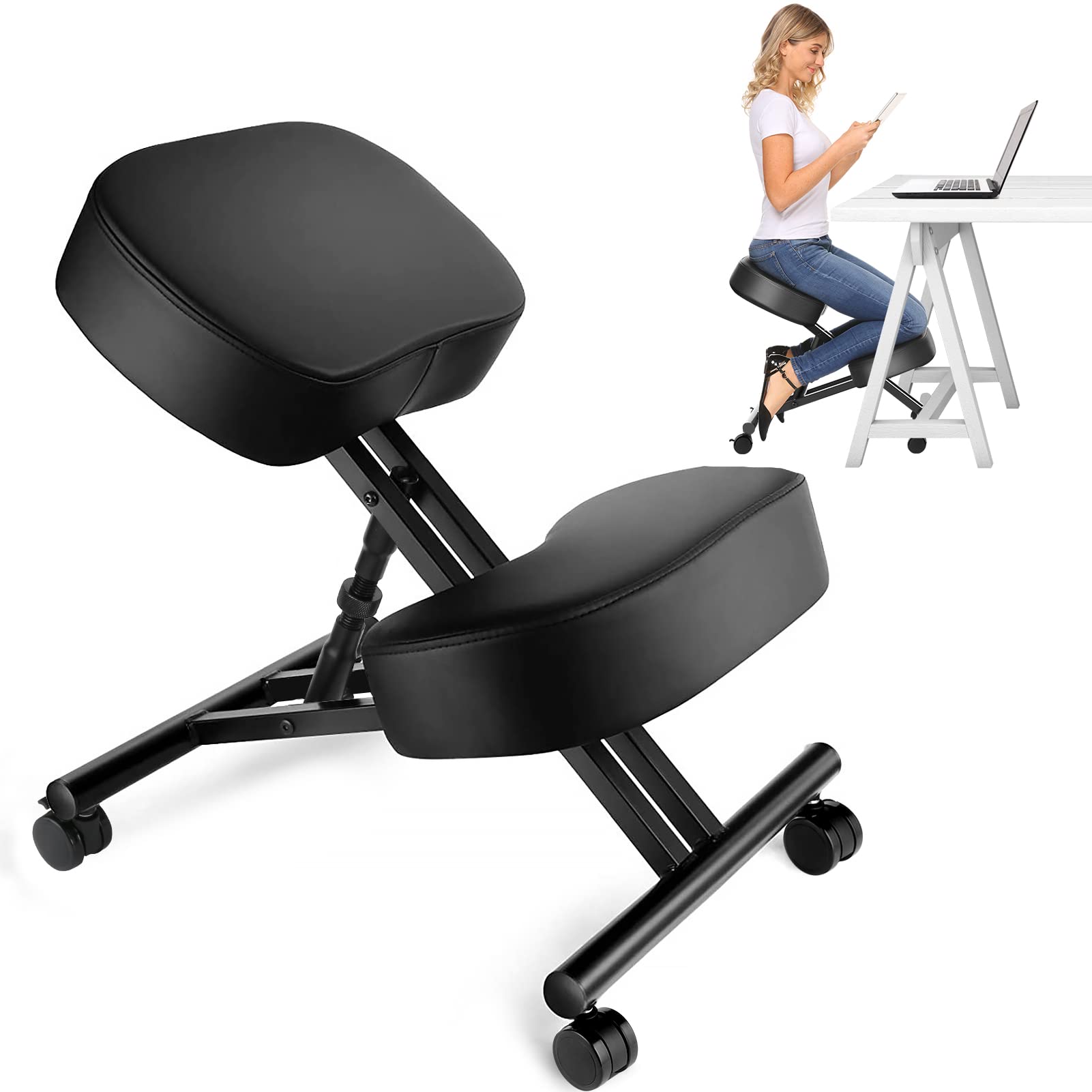 Home Improvement In Usa - Kneeling Chair Ergonomic for Office, Adjustable