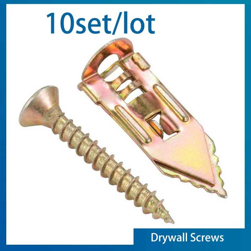 Drywall Anchor Screw - 10pcs/lot Drilling Anchors Screws Drywall Anchor