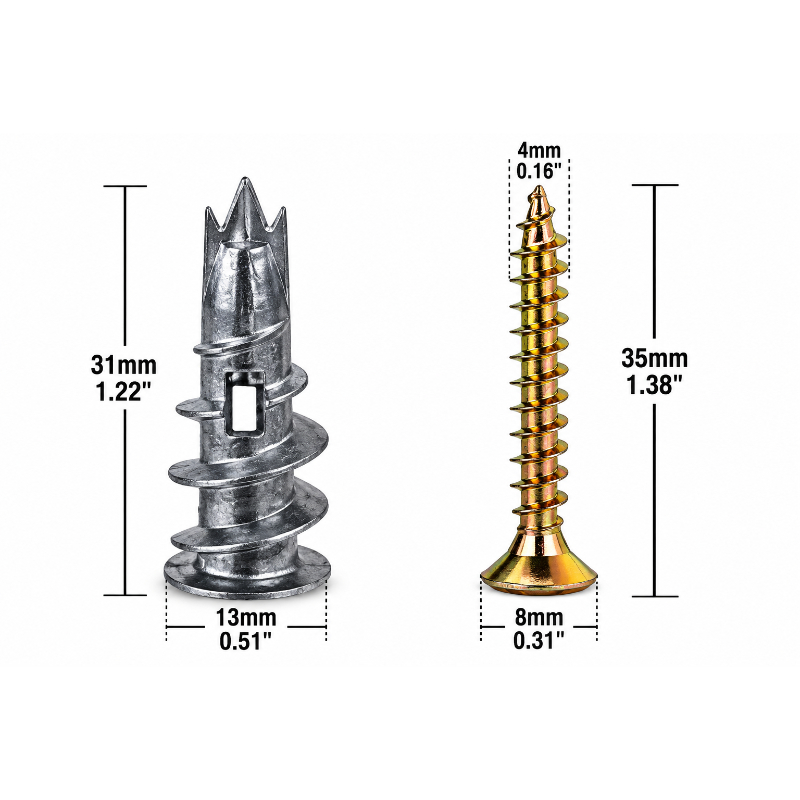 10pcs Single point Zinc Alloy  - Drywall Anchor Screw review and price