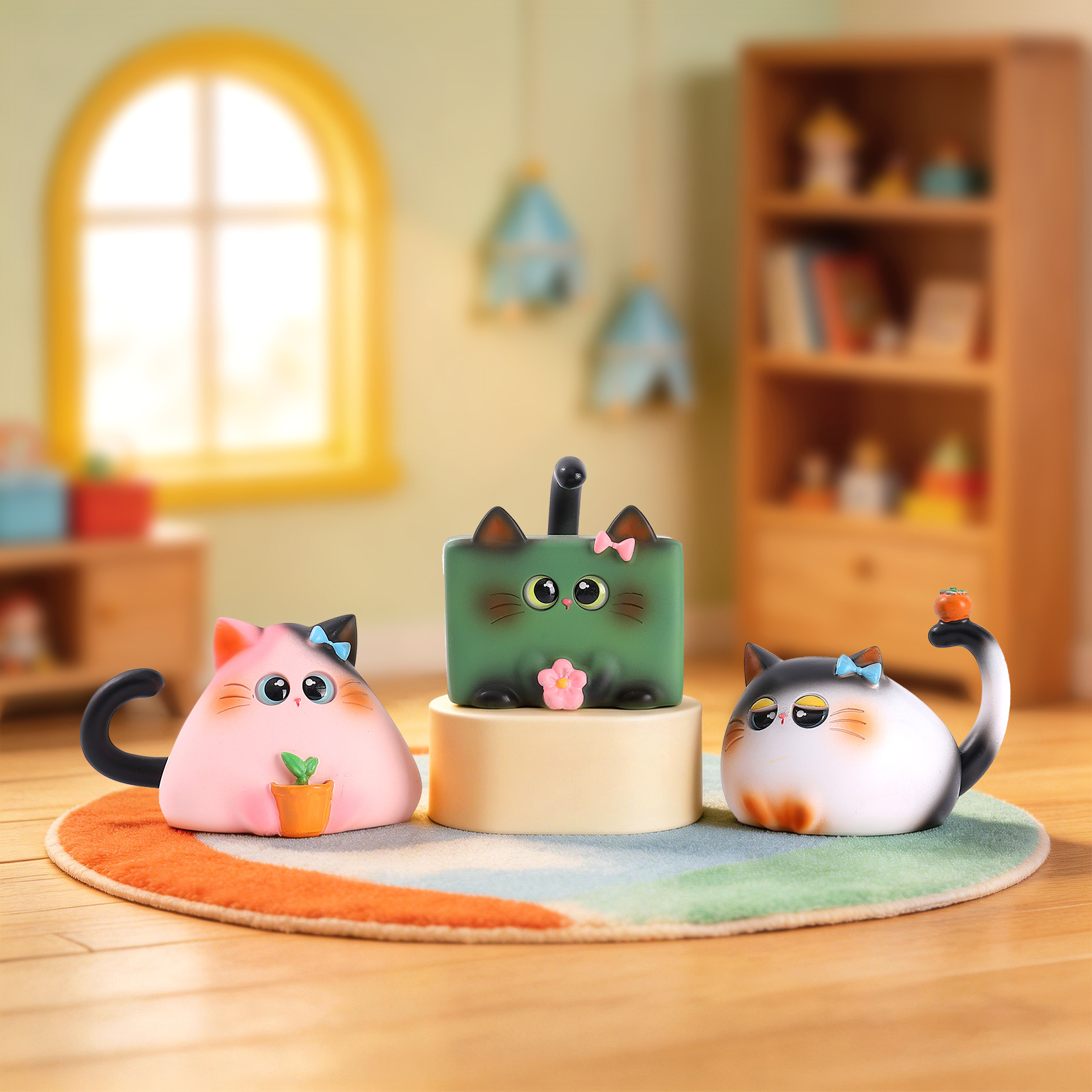 Blind Box Cat Figurine Resin C - Home Improvement And Hardware review and price