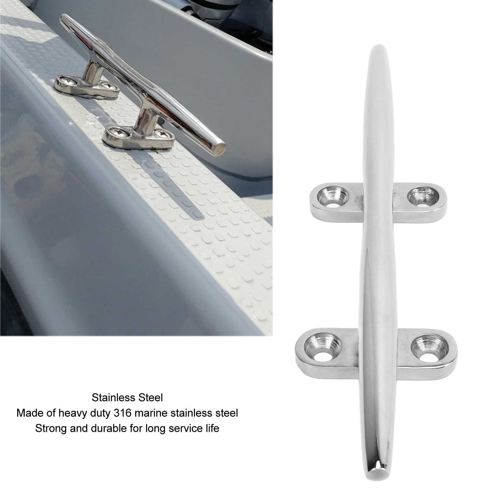 Boat Cleat Open Base Heavy Dut - Deck Screw Stainless review and price