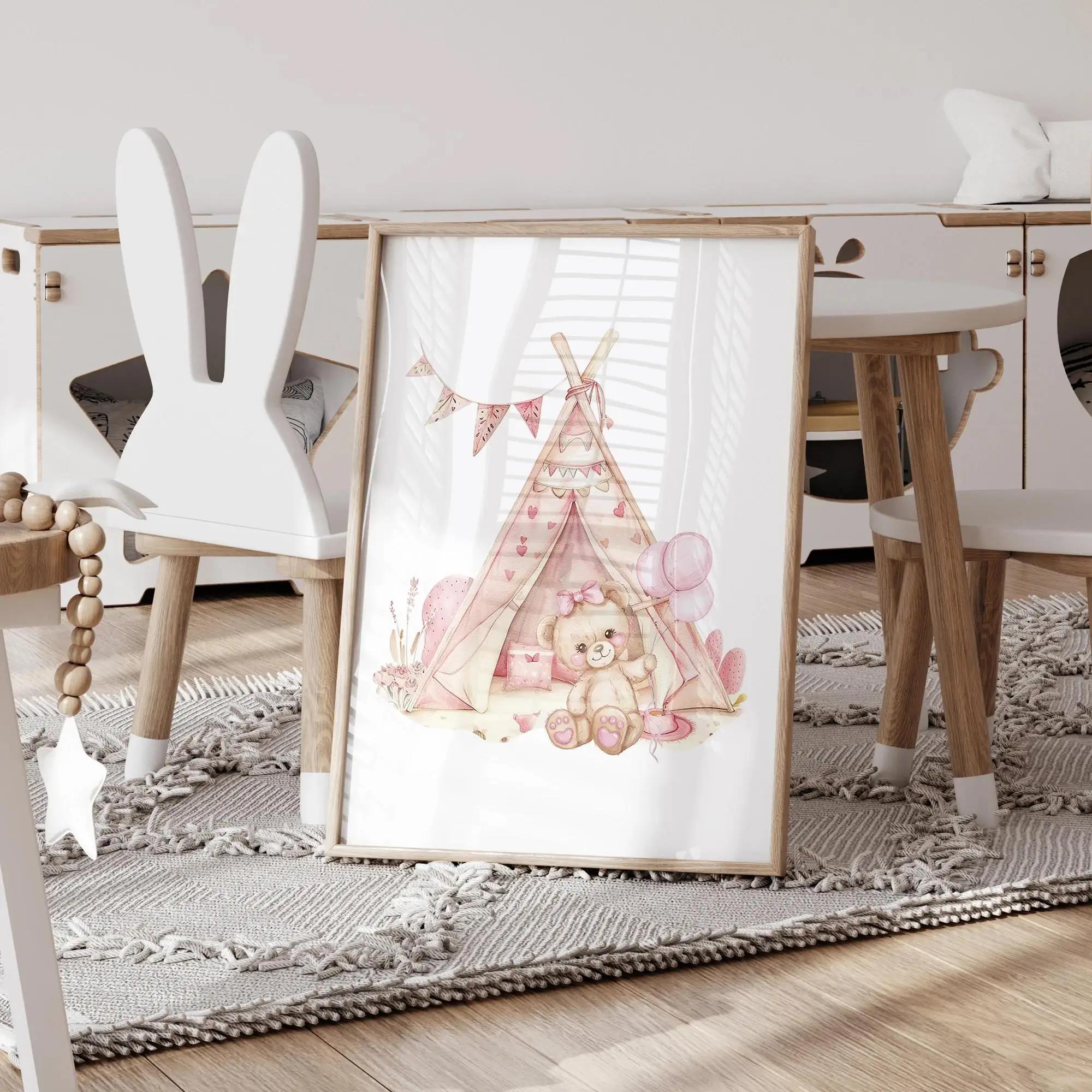 Pink Dream Bear Carousel Tent  - Home Improvement Kids review and price