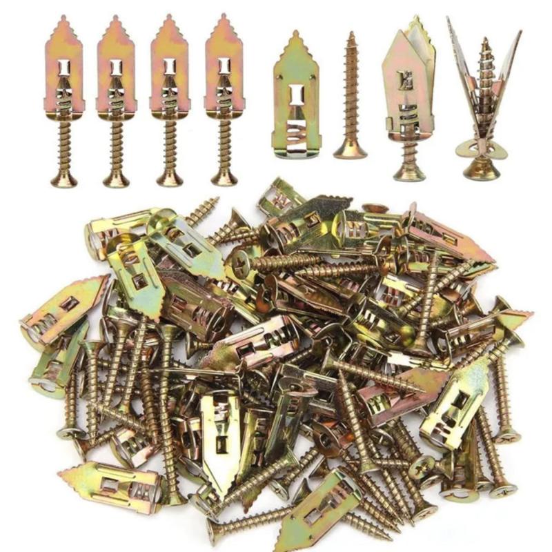 50Pcs Self-Tapping Drywall Anc - Drywall Anchor Screw review and price