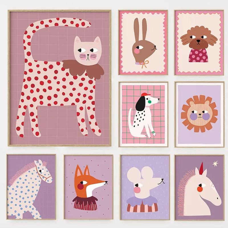 Cartoon Cute Animals Illustrat - Home Improvement Kids review and price