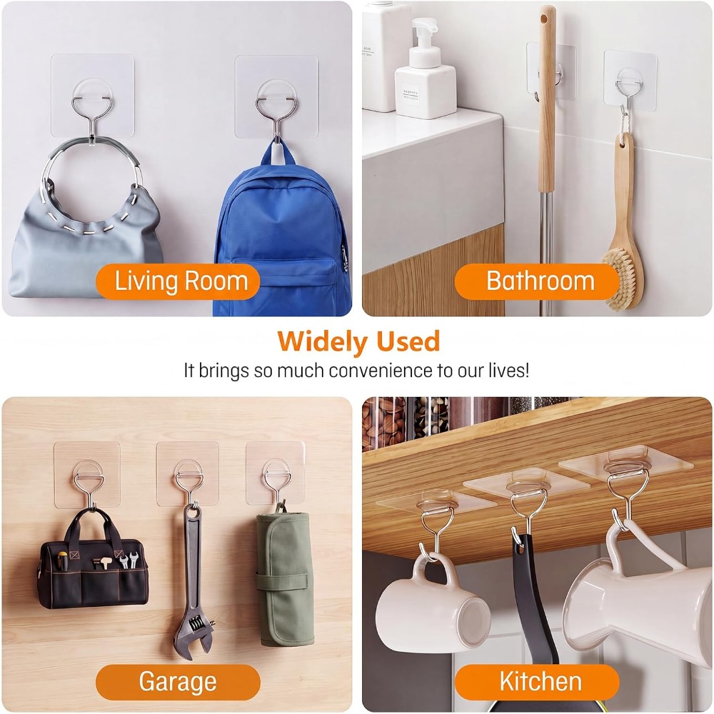 Heavy Duty Adhesive Wall Hooks - Home Improvement In Usa review and price