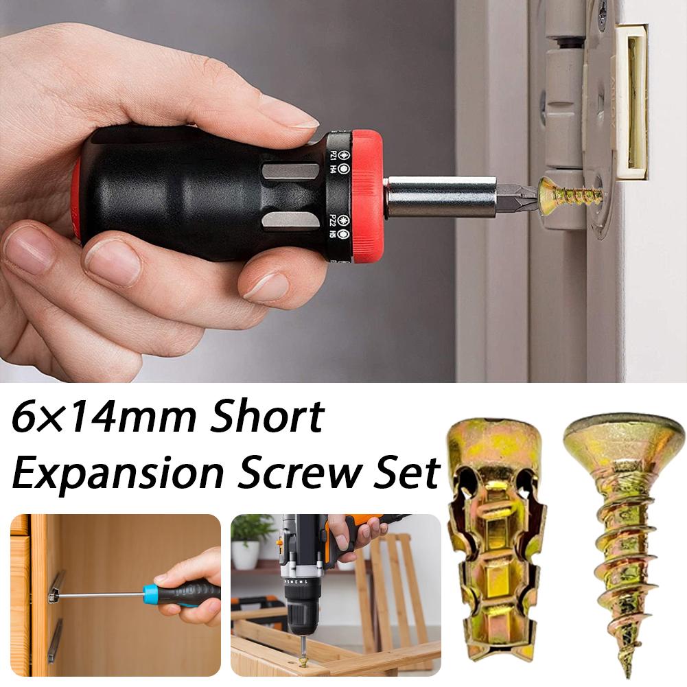 100pcs 6*14mm Door Hinge Threa - Drywall Anchor Screw review and price