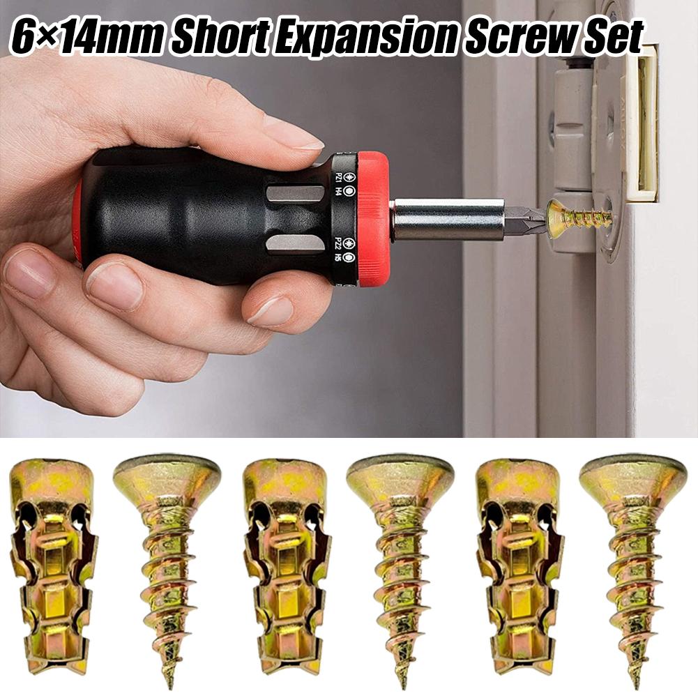 100pcs 6*14mm Door Hinge Threa - Drywall Anchor Screw review and price