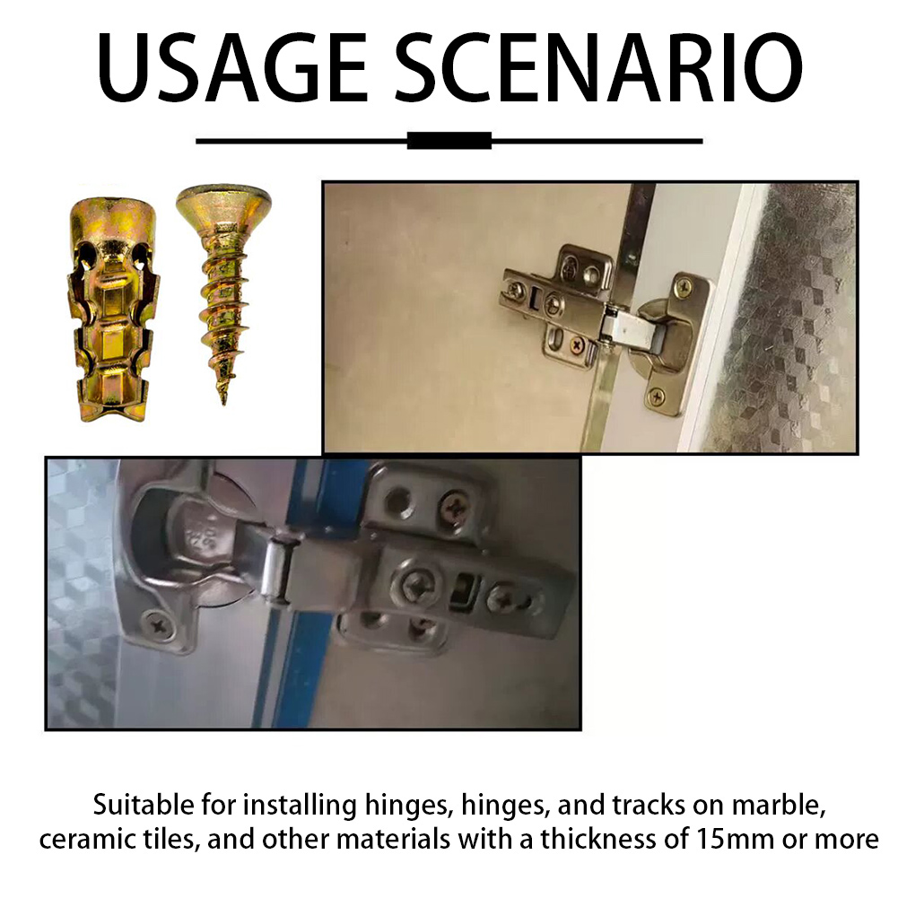 6*14mm Door Hinge Thread Repai - Drywall Anchor Screw review and price