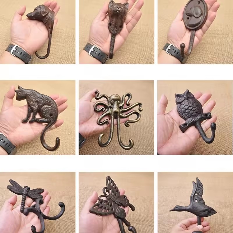 1pc Rustic Cast Iron Hook Dog/ - Home Improvement Cast review and price