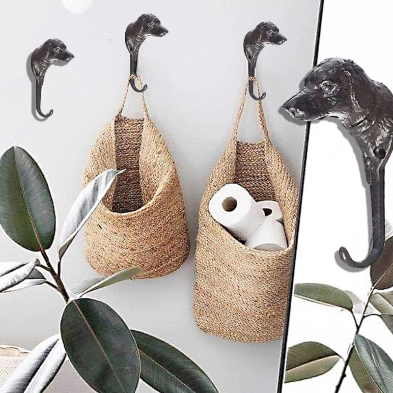 1pc Rustic Cast Iron Hook Dog/ - Home Improvement Cast review and price