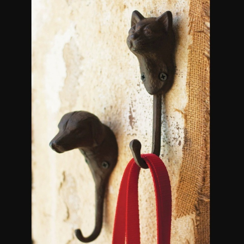 1pc Rustic Cast Iron Hook Dog/ - Home Improvement Cast review and price