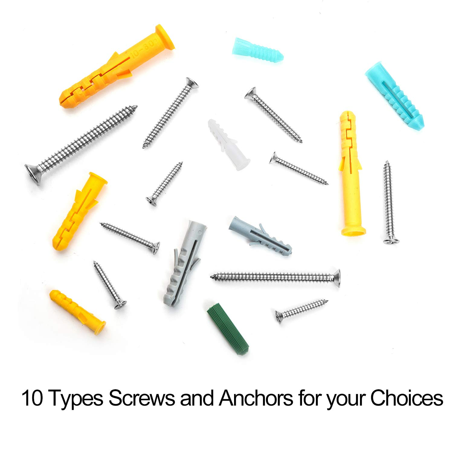 482pcs/set Plastic Expansion D - Drywall Anchor Screw review and price