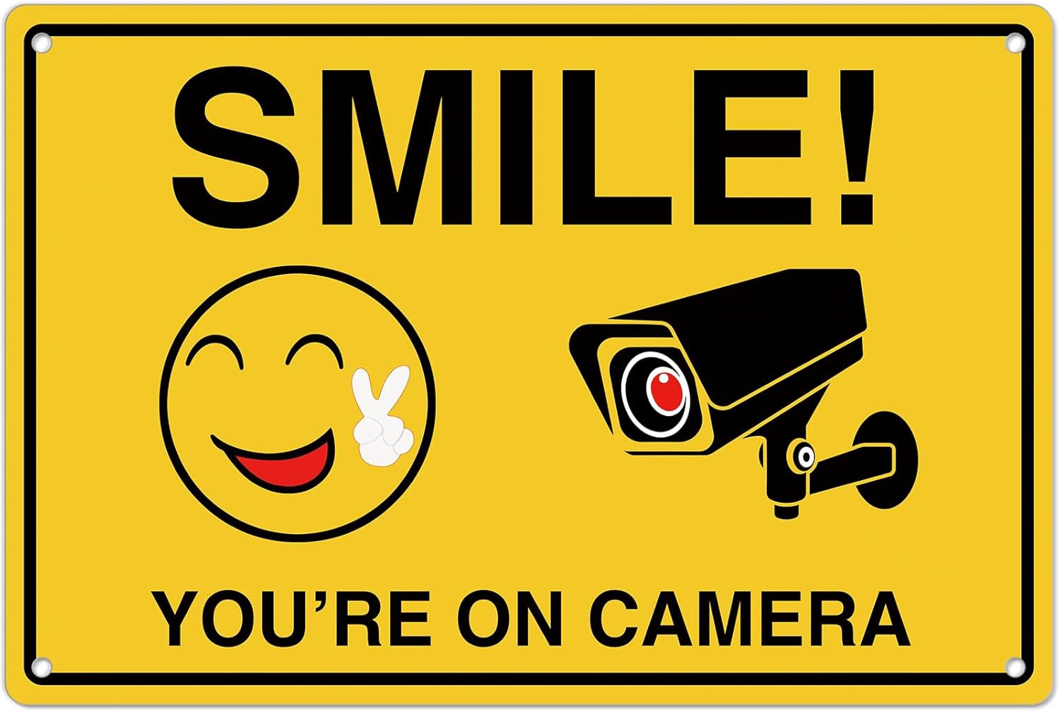 Smile Youre On Camera Signs ;  - Home Improvement And Hardware review and price
