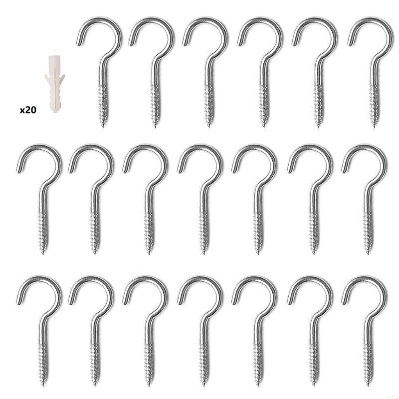 X9FA 20 Pcs Ceiling Hooks Meta - Deck Screw Stainless review and price