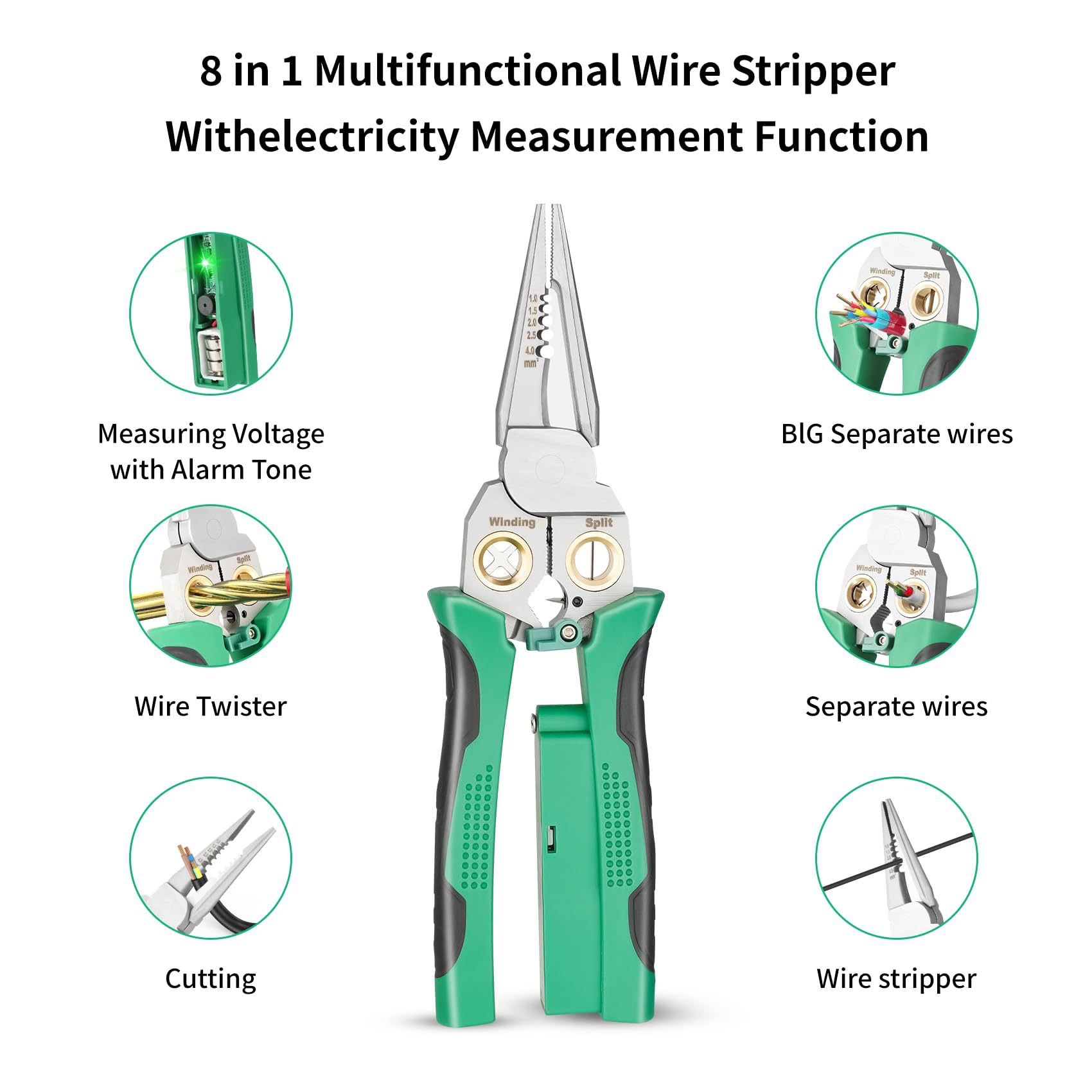 8-in-1 Multifunction Wire Stri - Home Improvement Cast review and price