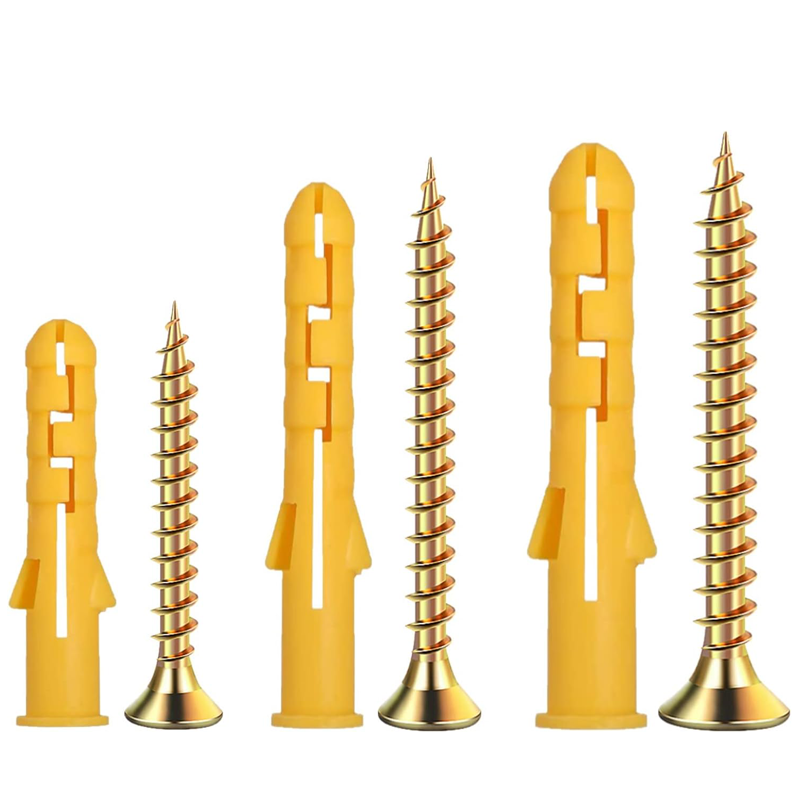 Plastic Screws & Bolts Kit Exp - Drywall Anchor Screw review and price