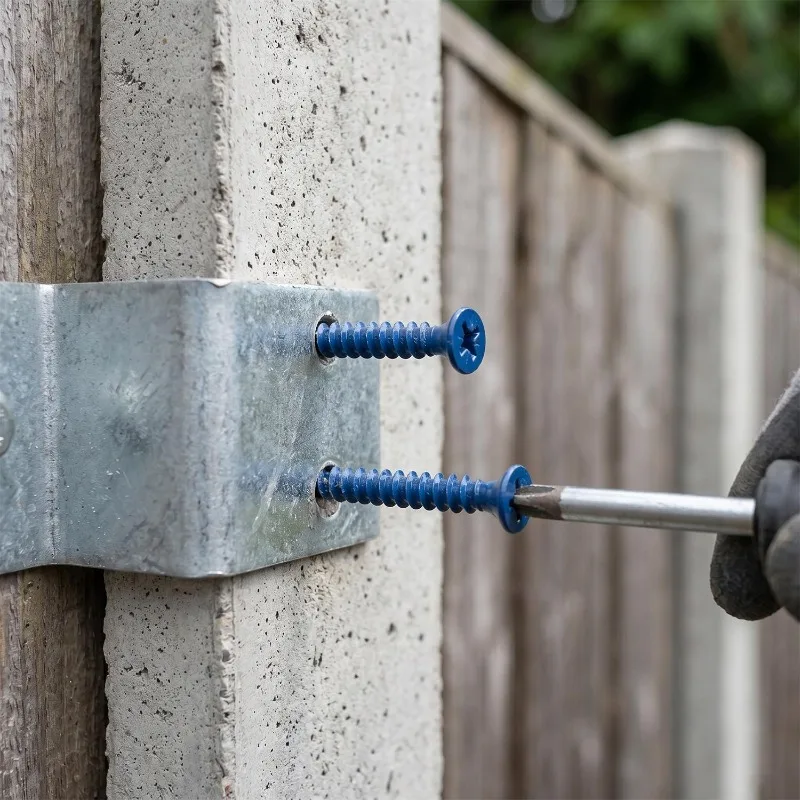Concrete Screws Anchor Blue Fl - Drywall Anchor Screw review and price