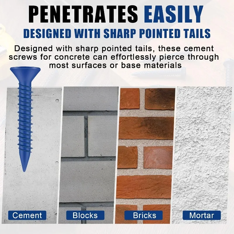 Concrete Screws Anchor Blue Fl - Drywall Anchor Screw review and price